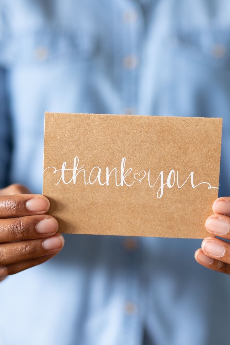 Thank You For Selling Us Your Home